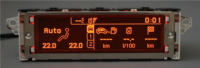 Экран Поддержка USB и Bluetooth дисплей красный монитор 12 pin для peugeot 307 407 408 citroen C4 C5|monitor