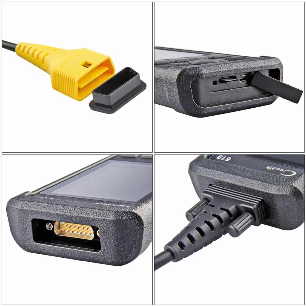2019 OBD2 OBD 2 Автомобильный сканер LAUNCH Creader CR619 поддерживает антиблокировочная