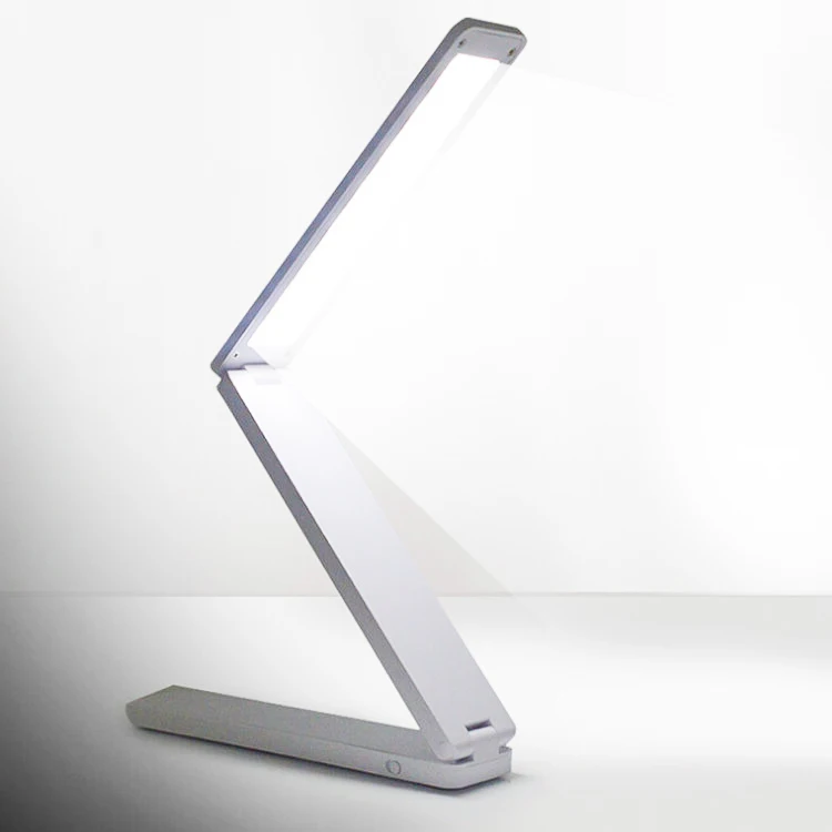 No Screen Деревянная Складная Настольная лампа 18LED с ЖК-дисплеем и часами, Встроенная перезаряжаемая батарея, портативная настольная лампа для чтения книг - Цвет корпуса: No Screen