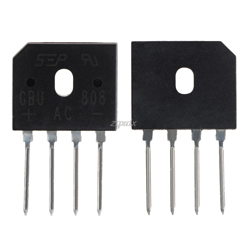 5 шт. GBU808 800V 8A однофазный диодный мост выпрямитель IC Chip R09 оптовая продажа и Прямая