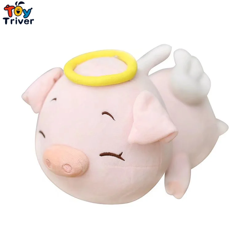 

Kawaii розовый Ангел свинка плюшевые игрушки мягкие животные куклы Детские Девочки Мальчики подарки на день рождения Домашний декор комнаты