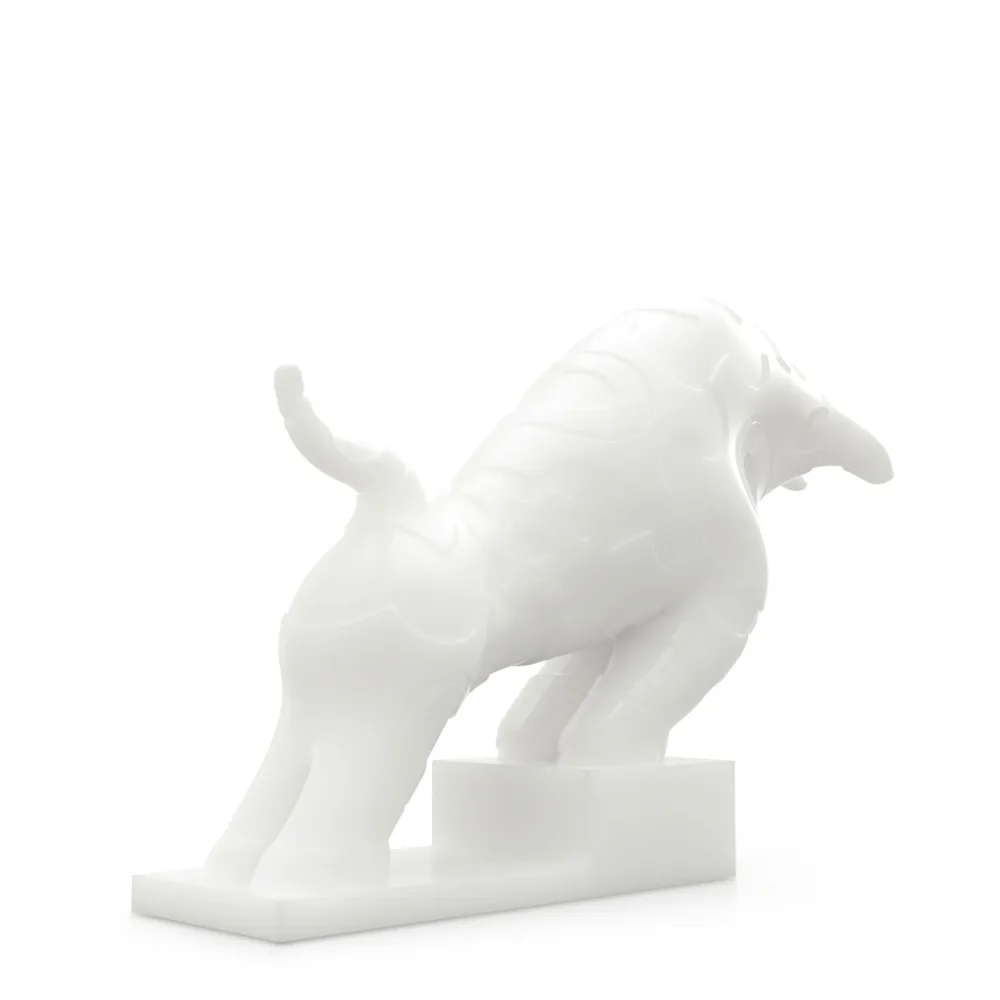 Tooarts бычья скульптура 3D Печатный бык животное стол настольная статуя домашний
