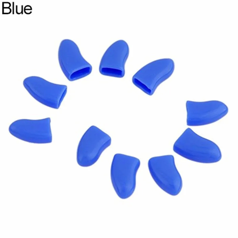 20 шт. мягкие колпачки для домашних собак и котов кошачьи лапы накладки ногтей