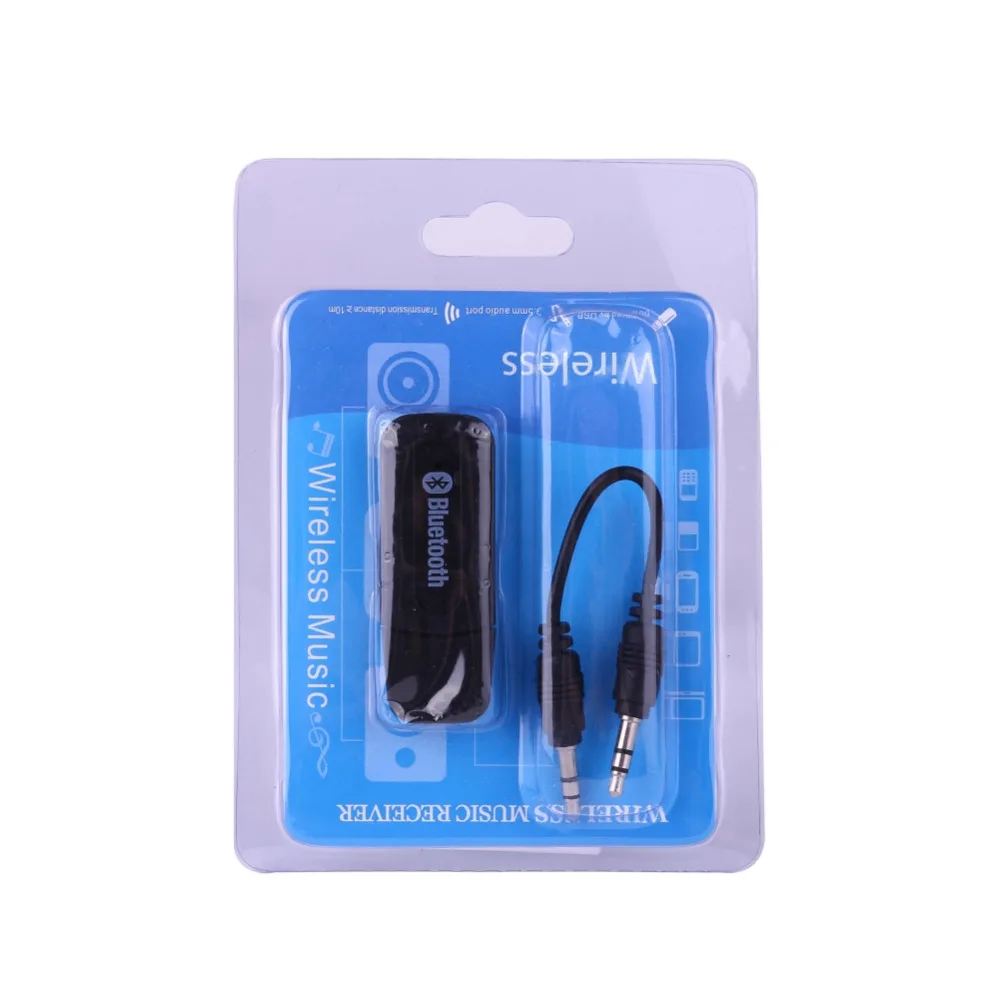Мини USB беспроводной аудио Bluetooth музыкальный приемник домашний динамик 3 5 мм Джек