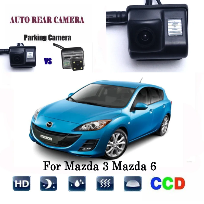 

Rear View Camera For Mazda 3 Mazda 6 CCD/RCA Night Vision/ Rearview camera /License plate camera Backup