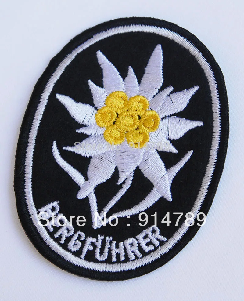 

WWII GERMAN MOUNTAIN TROOPS ELITE EDELWEISS SLEEVE PATCH-33140