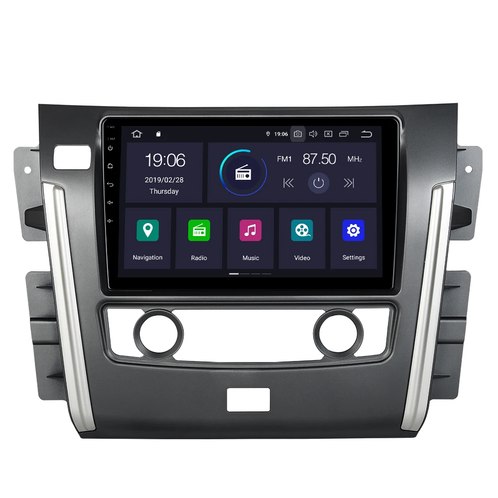 10 2 &quotIPS радио авто Multimidia Android 9 0 PX6 для Nissan Patrol 2018 GPS автомобиля Bluetooth Сенсорный