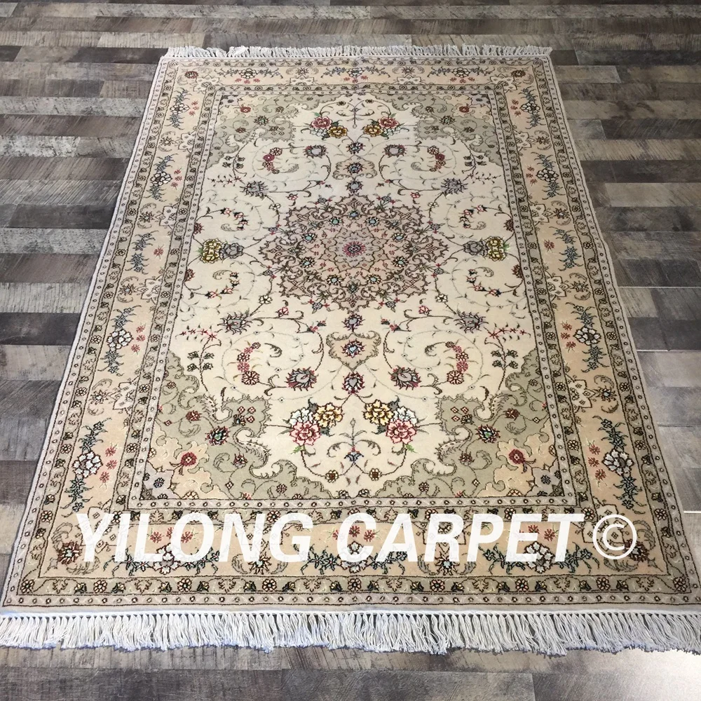 

Прочные коврики ручной работы Yilong 4 'x 6' персидские, новый дизайн, шерстяные и шелковые коврики (WY2044S4x6)