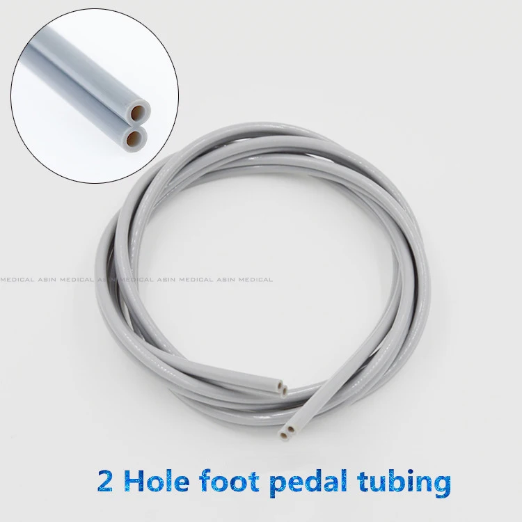 2 PC Dental foot pedal tubing 2 hole or 4 hole for foot switch dental unit accessories foot controller