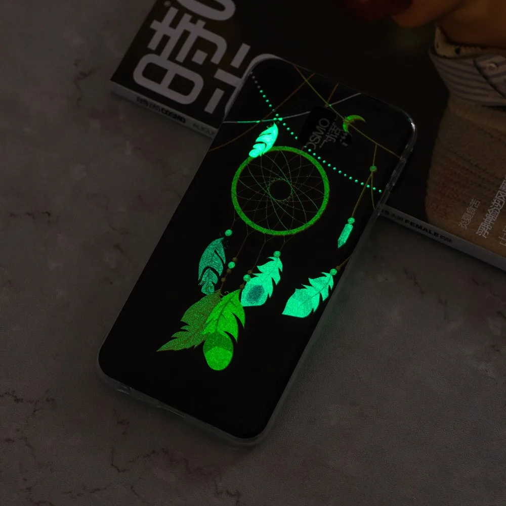 Светящийся чехол для Samsung J6 Plus 2018 Galaxy S9 A6 A8 J3 J4 силиконовый чехол|Чехлы-книжки| |