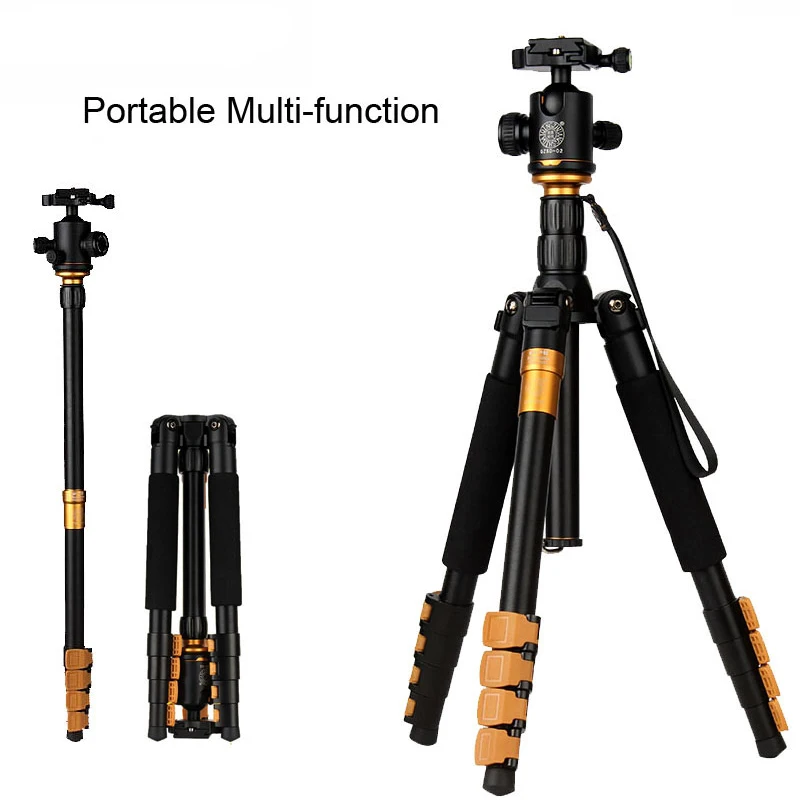 Профессиональный штатив Монопод QZSD Q570A для DSLR камеры портативный переносной с