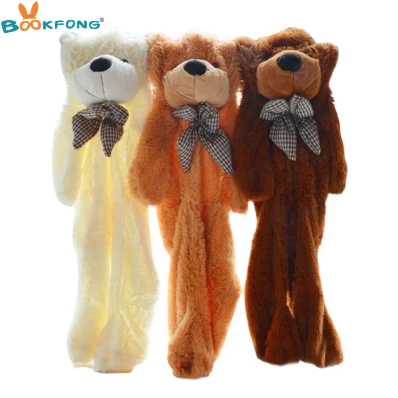 

50CM To 200CM Cheap Giant Unstuffed Empty Teddy Bear Bearskin Coat Soft Big Skin Shell Semi-finished Plush Toys Soft Kids Doll