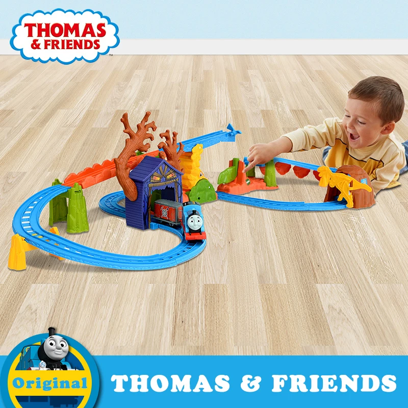

Genuine Thomas & Friends New Electric Series Plastic Train Railway Track Trem de brinquedo Diecast Toy BMF09 For Children Gift