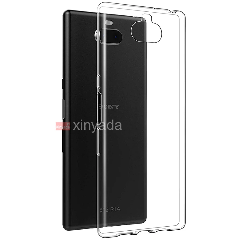 Чехол для Sony Xperia 10 Plus 1 Xperia10 прозрачный чехол мягкий бампер силиконовый гель ТПУ