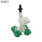 Насадка для садового орошения wxrwxy 20 шт., 4-стороннее запотевание, перекрестная защита от капельного запотевания, для теплиц