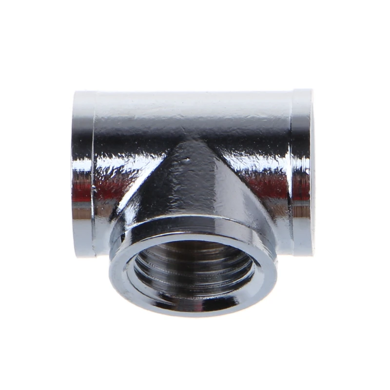 

T Shape Tee Splitter 3 Way Connector G1/4 Thread Computer Water Cooling Fitting