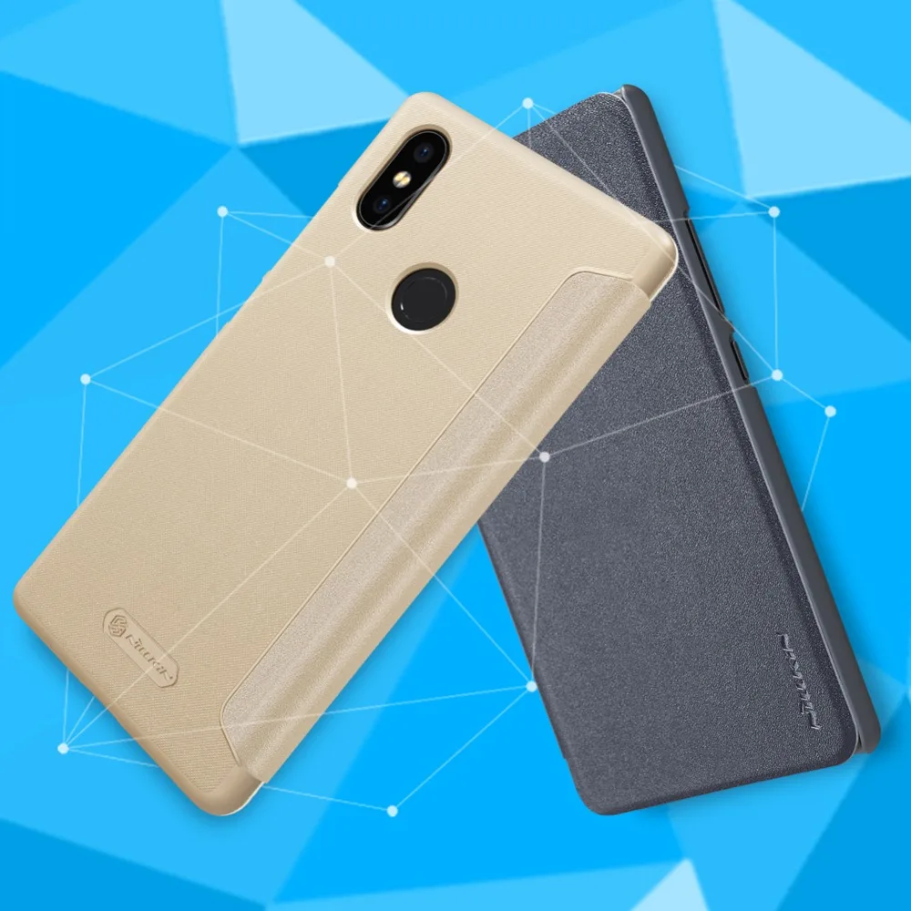 Оригинальный NILLKIN Sparkle Флип кожаный телефон случаях для Xiaomi Mi 8 SE чехол