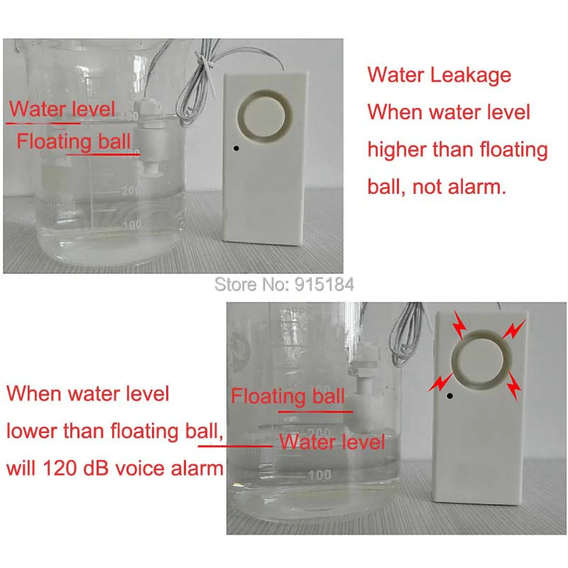 Smart Security Water Level Alarm/Water Leak Alarm Bathroom Laundry Sink Sensor Alert Detector | Безопасность и защита