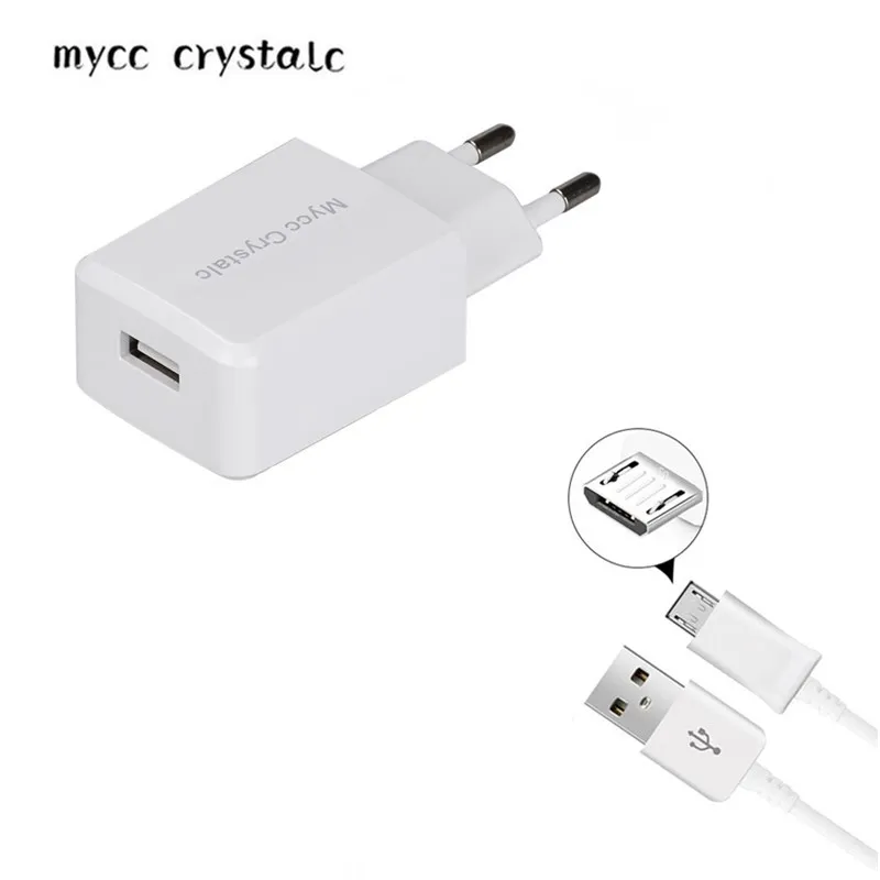 Настенное зарядное устройство 5 в 2 4 А с Micro USB кабелем дорожное для Huawei G510 G520 P7 G660