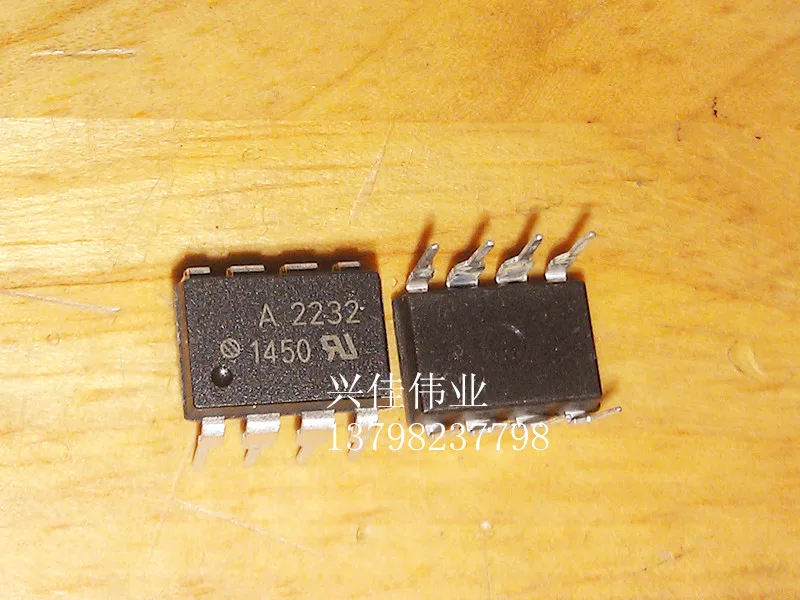 10 шт. новый оригинальный Аутентичные A2232 HCPL 2232 DIP8 оптопары|Реле| |