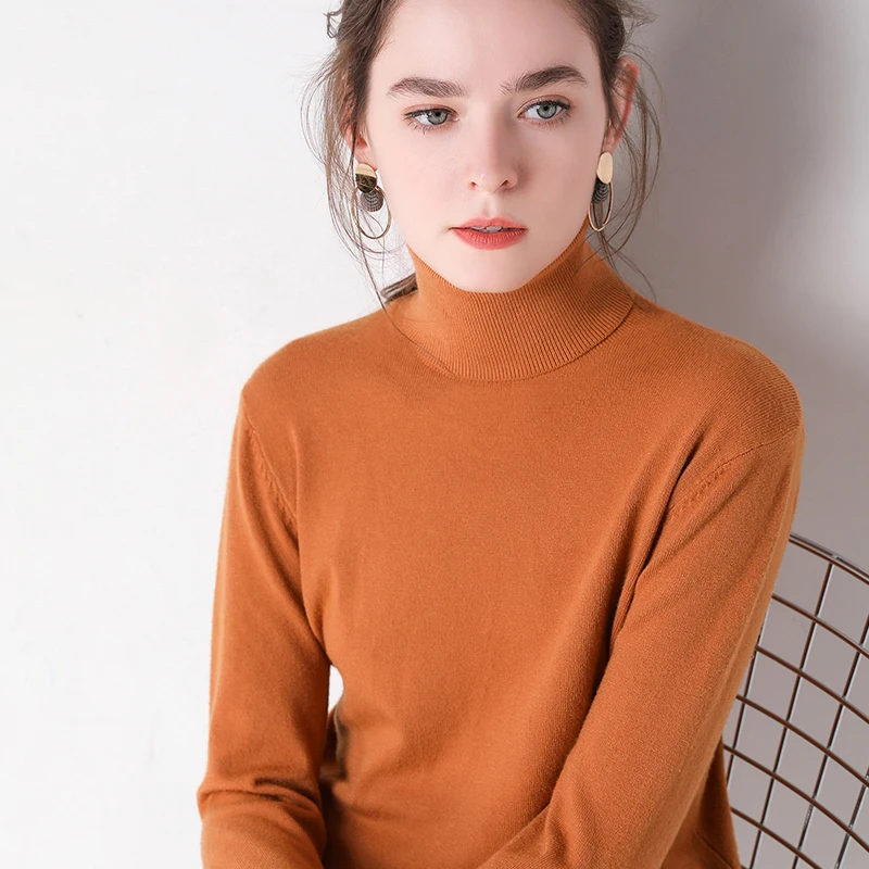 Autumn Winter sweater women turtleneck cashmere sweater knitted pullover women sweter fashion sweaters new Plus Size tops