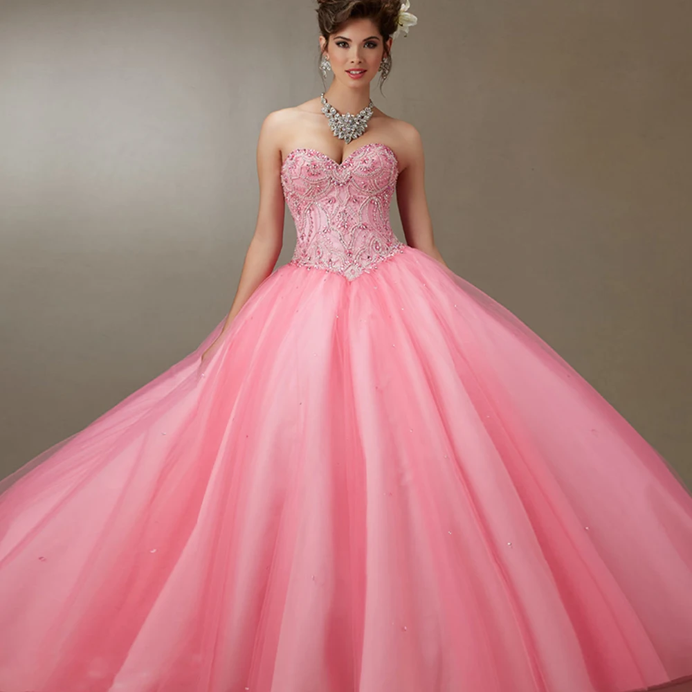 Vestidos De 15 Anos Quinceanera 2019 вышитый бисером с кристаллами бальное платье платья со