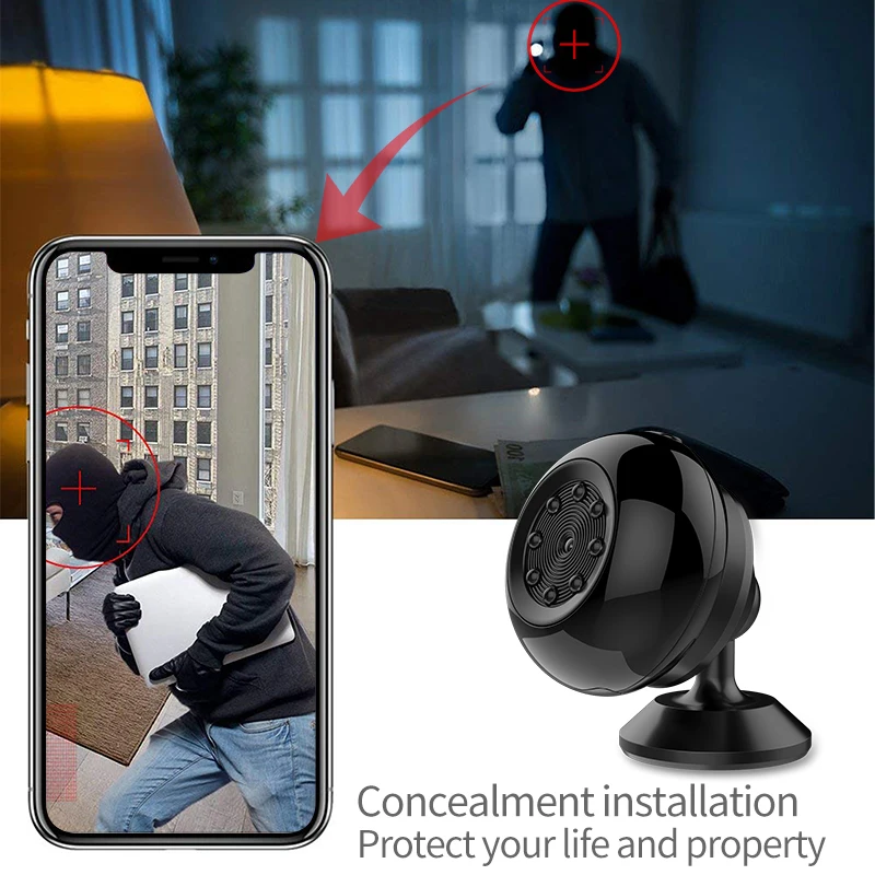 SQ17 Wifi мини камера беспроводная 1080P ночное видение микро видеокамера домашняя