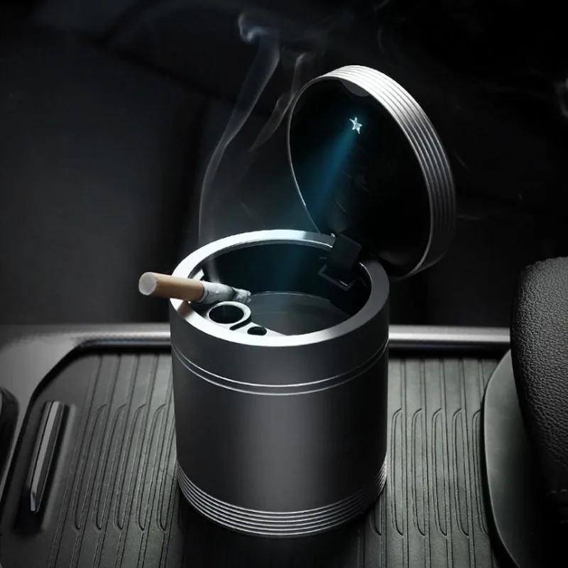 Подходит для Volvo xc60 автомобильная пепельница xc90 s90 v90 чашка светодиодный светильник внутри пепельницы