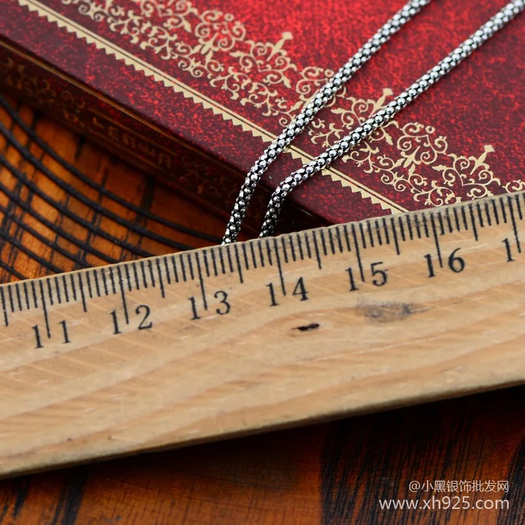 Ожерелье из серебра 925 пробы для мужчин и женщин длиной 50 см|necklace designer|necklace for