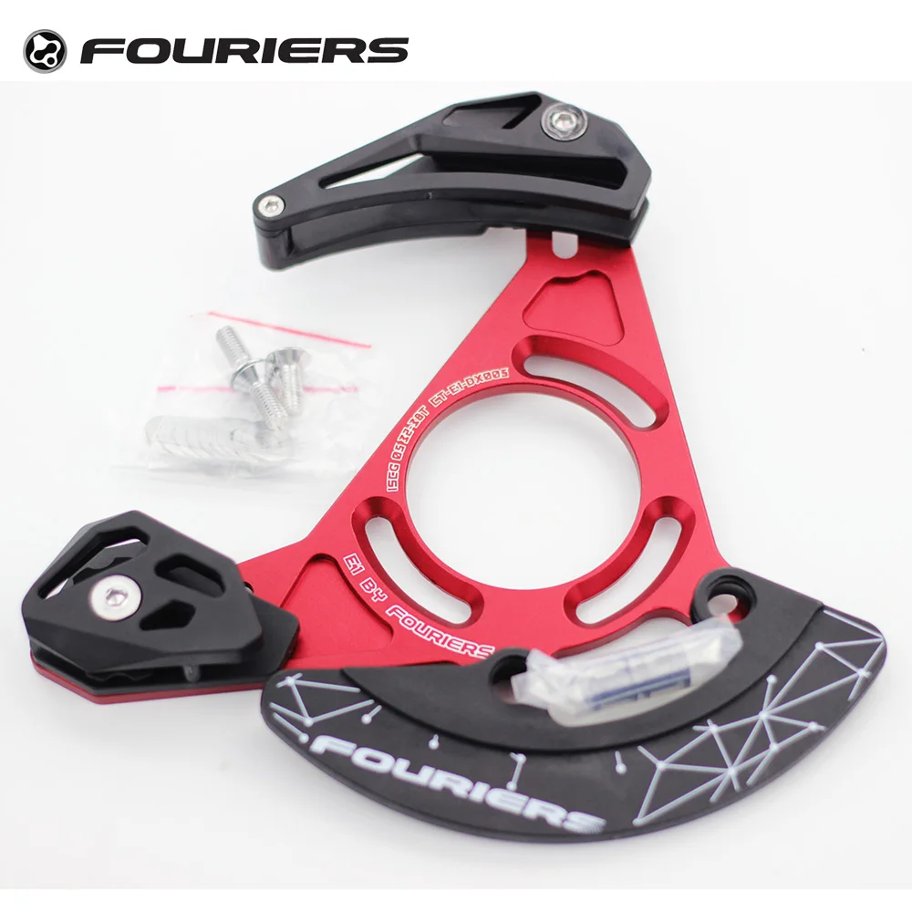 Фото Направляющая цепи fouкурьера из сплава Enduro DH FR XC Bashguard 32T-38T, Односкоростной Ловец устройства Keeper Spec ISCG ISCG05 №2