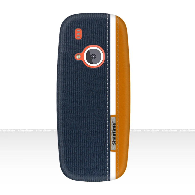 Blue Роскошный чехол из искусственной кожи чехол для Nokia 3310 Мода г. красочный чехол для телефона для Nokia 3310 Бизнес чехол - Цвет: Blue