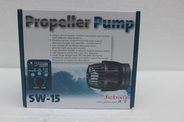 SW-15 Jebao WP10 WP25 WP40 WP60 волновой производитель с контроллером Powerhead насос для морского аквариума SW 2 4 8 15 - Цвет: SW-15