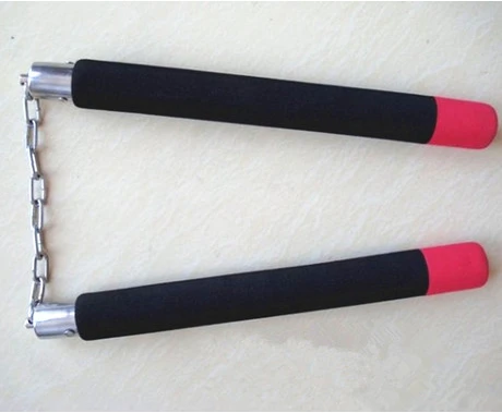 Брюс Ли конгфу пена проложенный Nunchaku Nunchakus w/металл Вертлюг и цепь кунг фу Nunchucks SPT