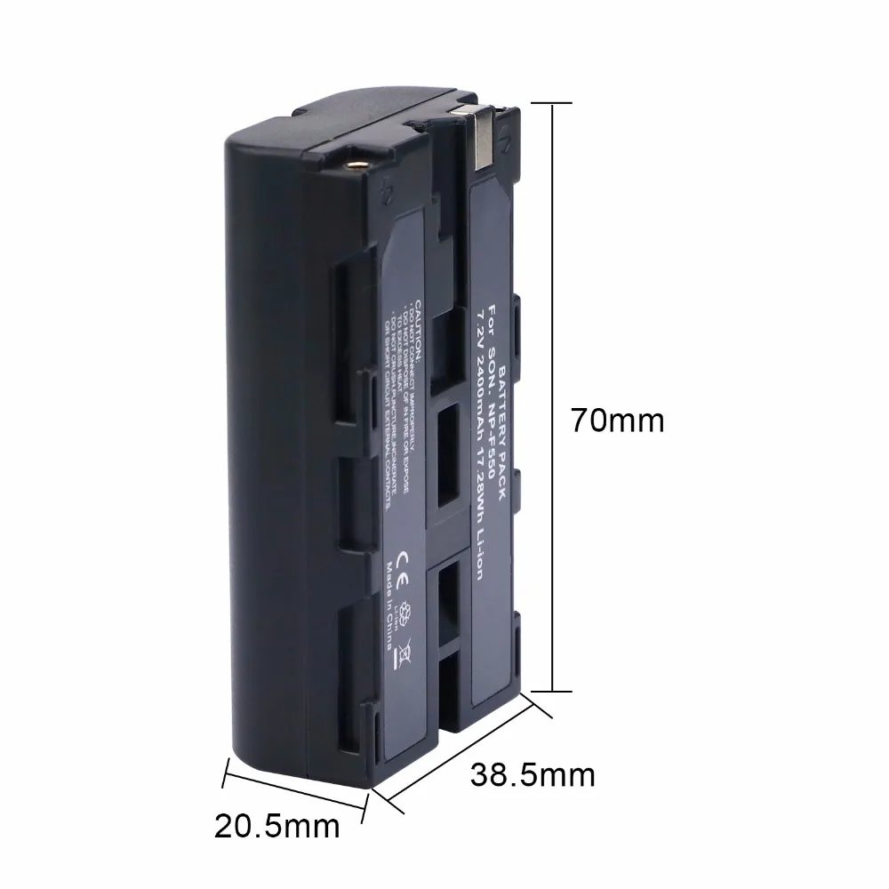 Литий-ионный аккумулятор Melasta для Sony 7 2 в 2400 ма/ч батарея NP-F330 1 |