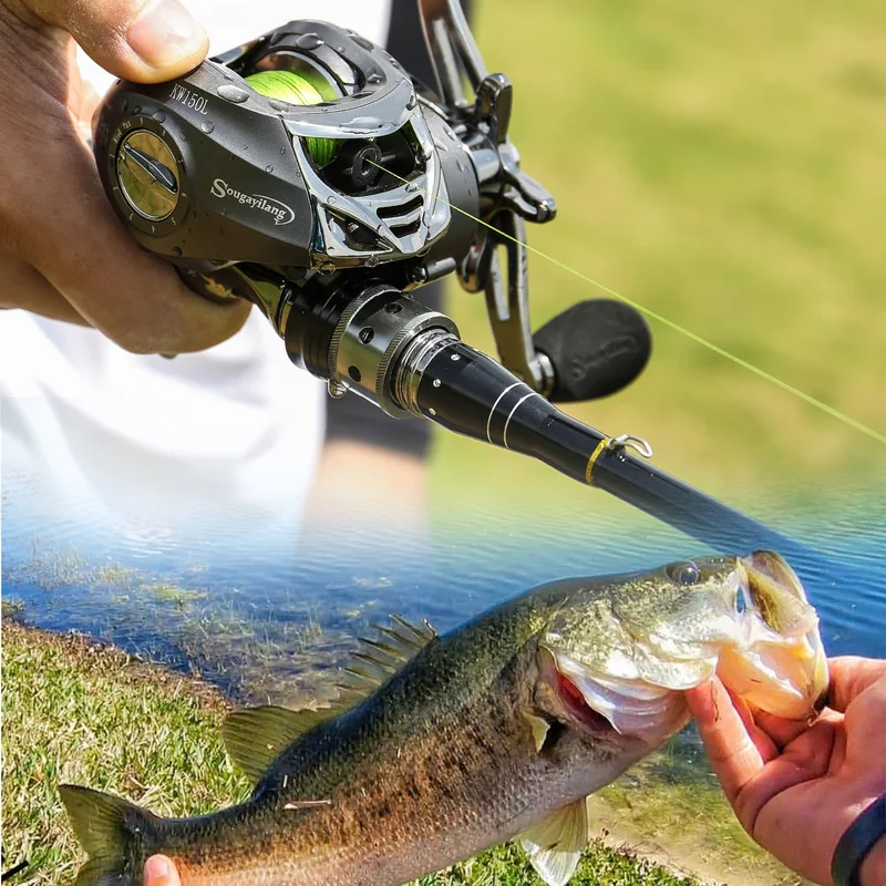 Sougayilang 11 + 1BB baitcasing Рыболовная катушка сильная тяга мощность 8 кг белый