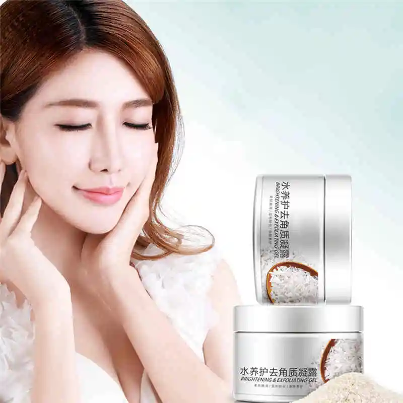 Отшелушивающий гель скрабы для лица Лаки деликатная кожа обезжиривающее