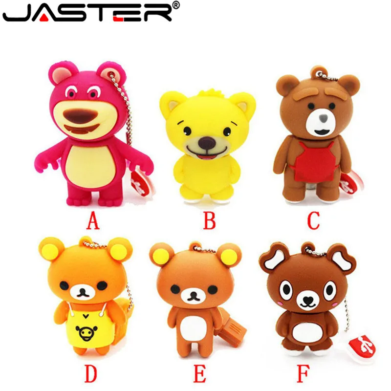 USB-флеш-накопитель JASTER в виде маленького медведя 4/8/16/32/64 ГБ 2 0 | Компьютеры и офис