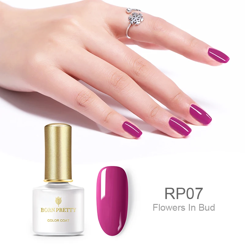 BP-RP07 BORN PRETTY красновато-фиолетовый Гель-лак для ногтей 6 мл чистый цвет ногтей замочить от маникюра УФ-Гель-лак для нейл-арта дизайн - Цвет: BP-RP07