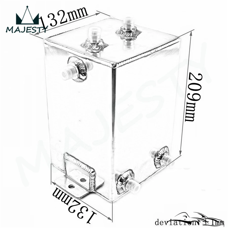 3 Литровый поворотный порт полированный топливный фильтр 3л алюминиевый AN6