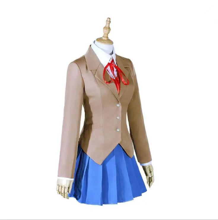 Doki Литературный клуб! Горячий Sayori Yuri Natsuki Monika взрослый карнавальный костюм S-2XL |