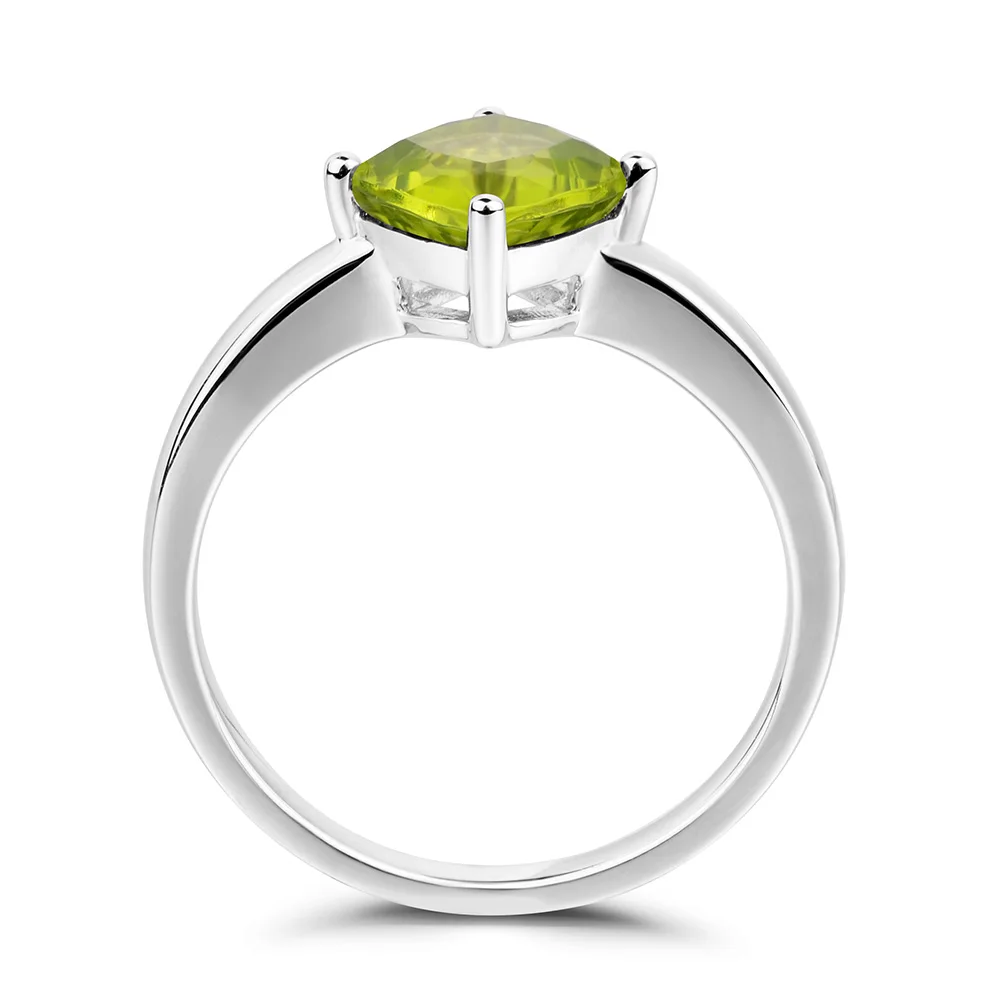 Украшения leige кольцо с натуральным Перидотом обещающее август Подушка