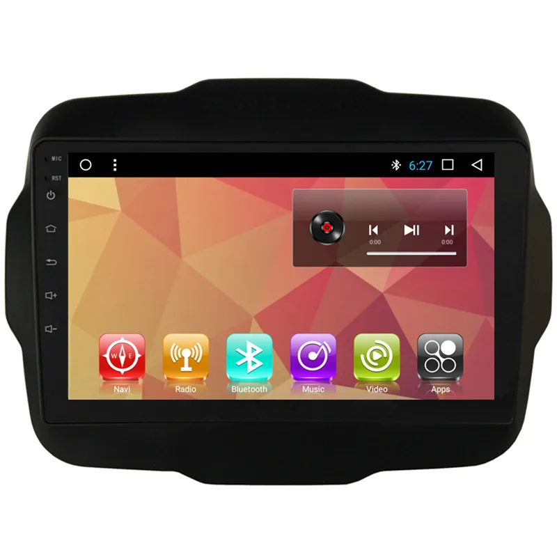 9&quot Android Car Multimedia Stereo Radio Audio DVD GPS Navigation Sat Nav Head Unit for Jeep Renegade 2015 2016 2017 2018 | Автомобили и
