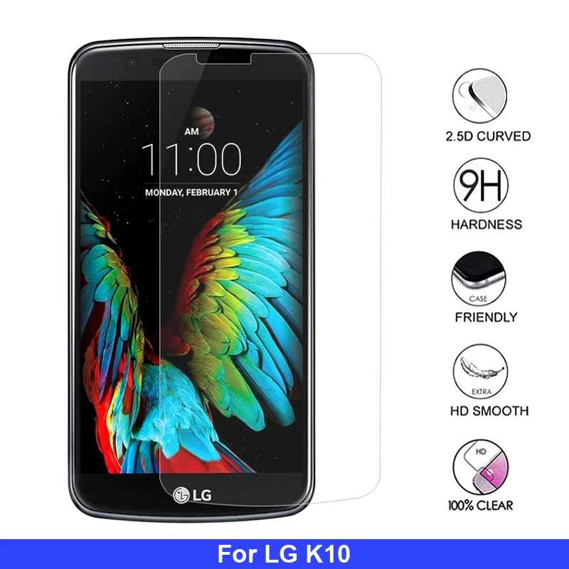 2 шт Защита экрана для LG K10 K420N стекло закаленное защита M2 ультратонкая