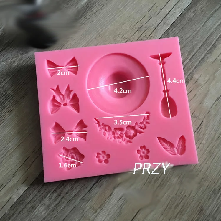 Силиконовая форма крошечная искусственная силиконовая для украшения торта на