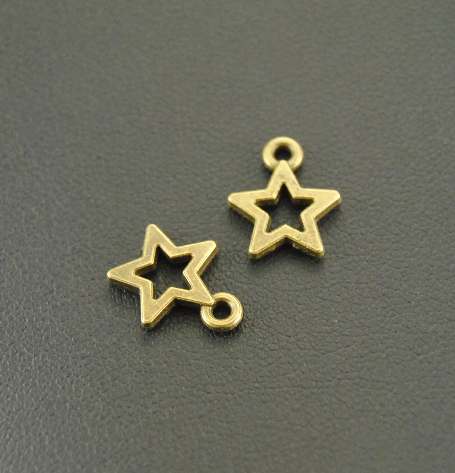 50 шт. серебряный цвет бронза суперзвезда фотосессия 10 мм A320/A546|charm pendant|star charmbronze