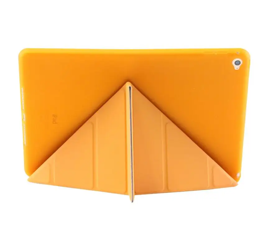 Ultra Slim Case для Apple iPad Air 2 Ipad6 штатив Smart с ТПУ Прозрачная задняя крышка A1566 A1567