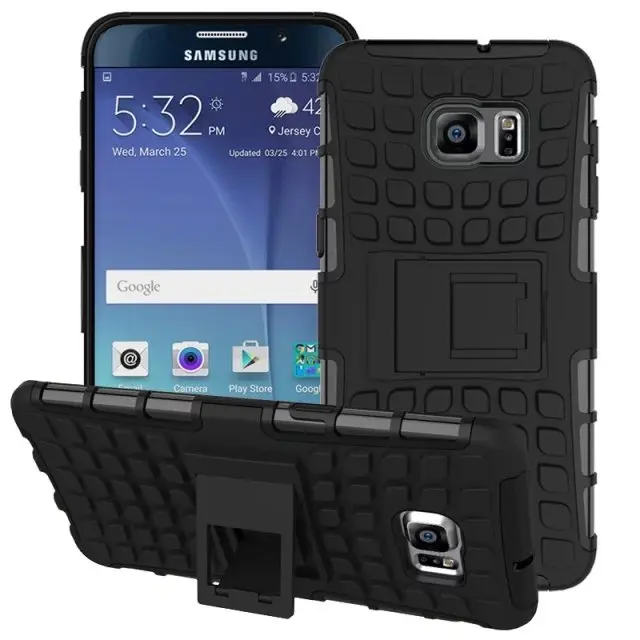 For Samsung Note 5 Edge Case Hybrid TPU+PC Hard Armor Shockproof With Stand Function Cover Cases Galaxy Note5 |