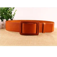 women strap female women high quality belts waistband 2021 cowskin leather wide belts carved design retro metal