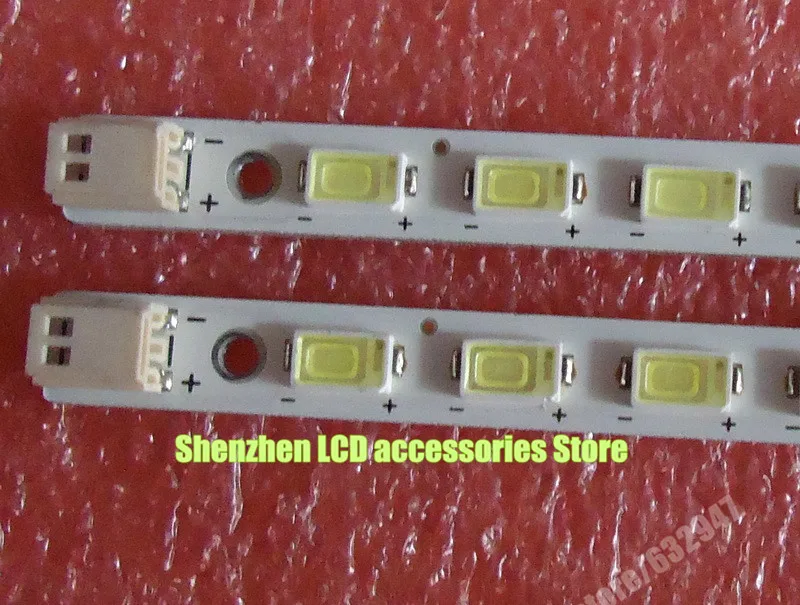

2piece/lot FOR Toshiba LED Strips (2) 40UX600U LJ64-02267A LJ64-02268A 1piece=56LED 453MM