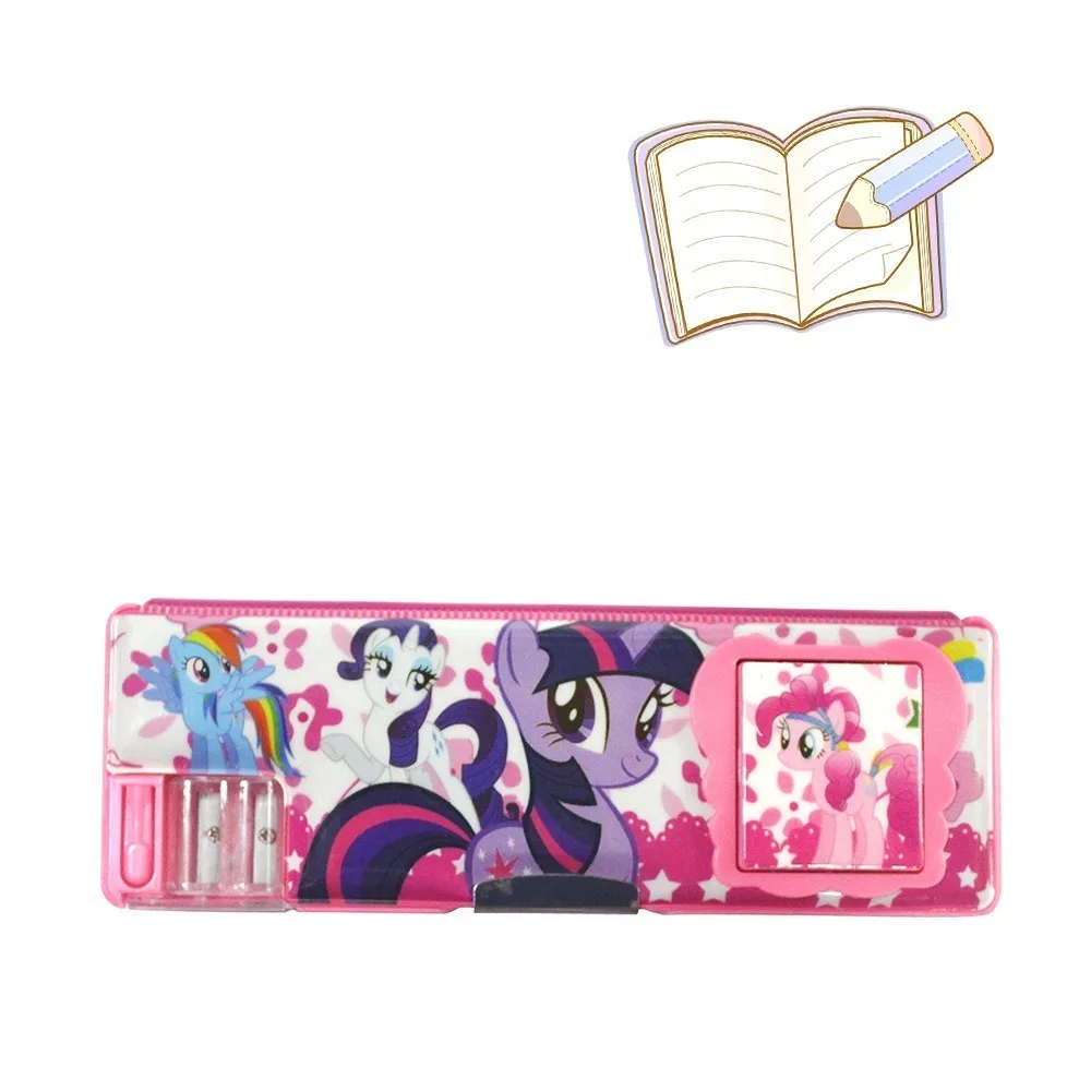 VC0400002 Multifunctional Plastic Practical Stationery Box Student Cartoon Pencil Case with Sharpener Calculator | Канцтовары для